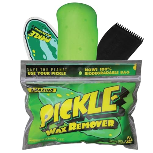 Pickle Wax Remover Kit with Sticky Bumps Comb for Surfboards