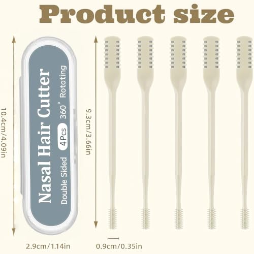 Oecypel 2-in-1 Manual Nose Hair Trimmer for Men & Women