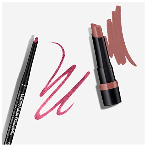 Rimmel Lasting Finish Exaggerate Automatic Lip Liner - 70 Pink Enchantment (Pack of 3)