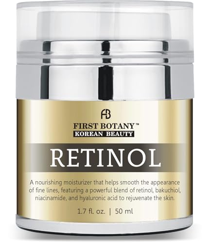 First Botany Korean Retinol Moisturizer with Bakuchiol & Hyaluronic Acid