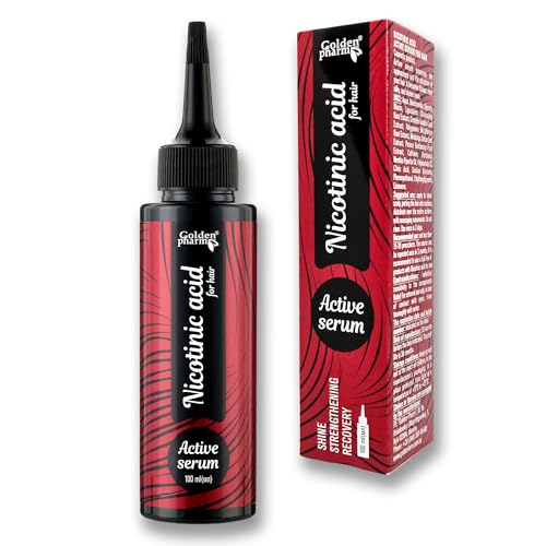 Golden Pharm Hair Thickening Scalp Serum - Thermo-Active Niacinamide Tonic