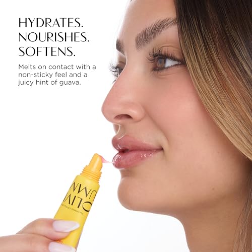 OLIVIAUMMA Guava Candy Glow Lip Balm - Hydrating Sheer Pink Tint, 10ml