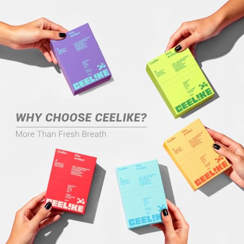 CEELIKE Portable Oral Mist Spray - Mint & Lemon 20ml, Fresh Breath