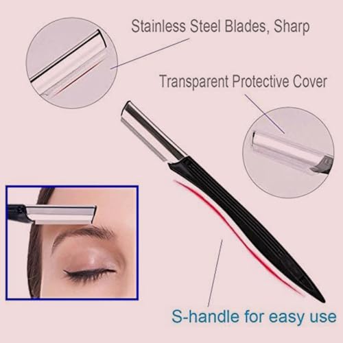 7-in-1 Eyebrow Grooming Kit for Men & Women - Razor, Scissors, Tweezers & More