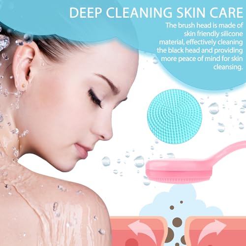 Silicone Face Brush 2-Pack - Soft Exfoliating Scrubbers for All Skin Types