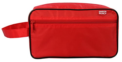 Ensign Peak Red Toiletry Travel Bag - Durable & Versatile