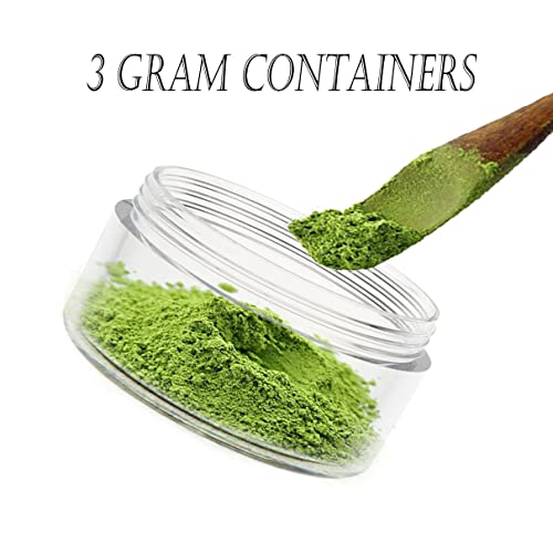 3g Sample Containers with Lids - 25 Pack for Cosmetics & Makeup