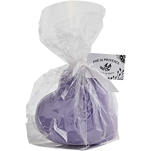 Pre de Provence French Lavender Heart Soap, 200g Artisanal Bar Soap