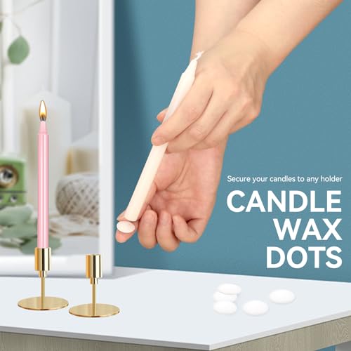 96 Pack Candle Wax Adhesive Dots for Secure Candle Placement