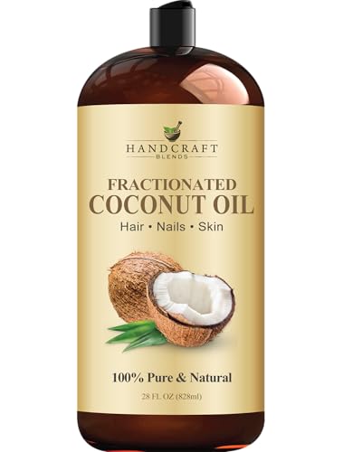Fractionated Coconut Oil - 28 Fl Oz - 100% Pure Carrier Oil for Hair & Skin