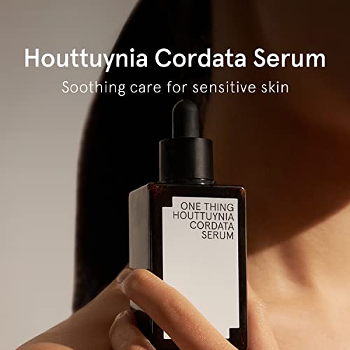 ONE THING Houttuynia Cordata Serum - Hydrating Facial Ampoule with Hyaluronic Acid for Sensitive, Acne-Prone Oily Skin, 2.7 Fl Oz