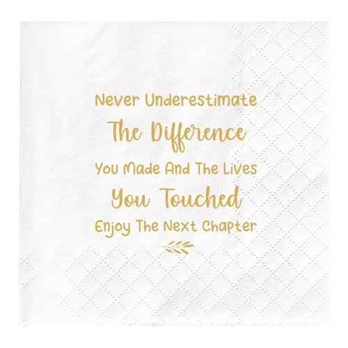 Going Away Party Napkins - 50 Eco-Friendly 2-Layer Napkins