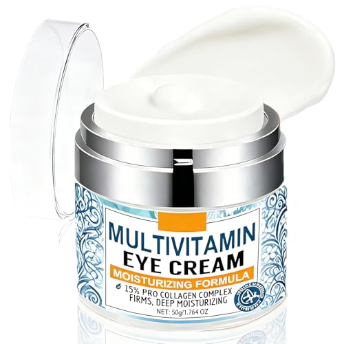 Collagen Complex Eye Cream - Hydrating Anti-Aging Treatment for Dark Circles & Puffiness, 1.764oz