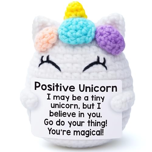 Crocheted Unicorn Keepsake Gift for Girls - Encouragement & Support