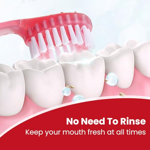 RR ORCRO 20-Pack Mini Disposable Travel Toothbrushes with Toothpaste Floss & Tongue Scraper