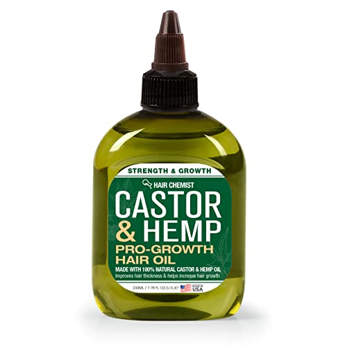 Hair Chemist Castor & Hemp Pro-Growth Hair Oil 7.1 oz Natural Hair Treatment