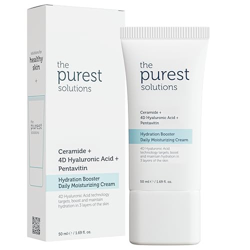 Hydration Booster Daily Moisturizing Cream - Salt Variant with Ceramide & 4D Hyaluronic Acid - 24-Hour Care for All Skin Types