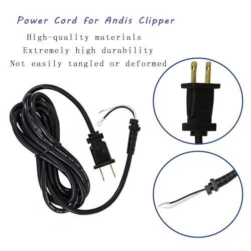 Replacement Power Cord for Andis T-Outliner Hair Clipper 04624