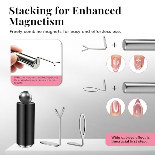 14-Pack Cat Eye Magnet Set for Stunning Nail Art Designs