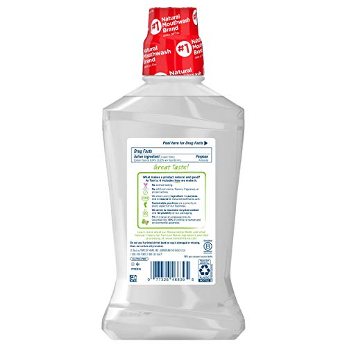 Tom's of Maine Children's Anticavity Fluoride Mouthwash, Silly Strawberry, 16 oz (Pack of 3)