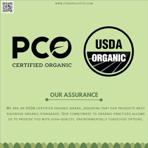 Iyasa Holistics Organic Aloe Vera Powder - 16 oz USDA Certified Whole Leaf