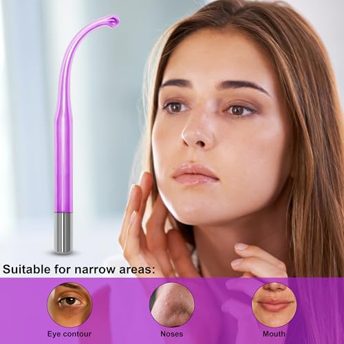 Violet Glass Tube Electrode Wand for Hi Frequency Instruments - Elitzia ETJX006AS
