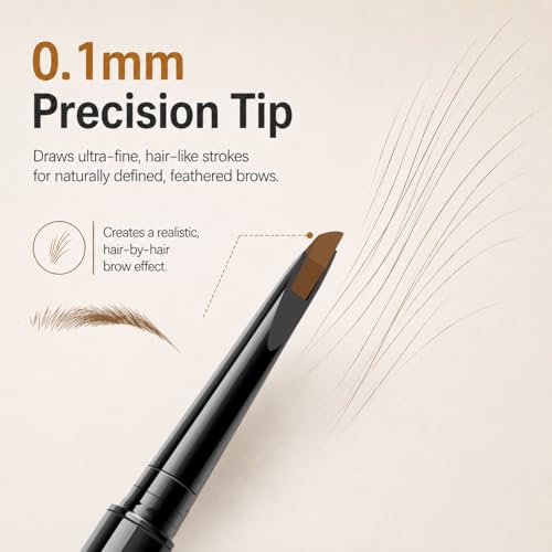 Microblading Eyebrow Pencil for Women - 0.1mm Waterproof Tip