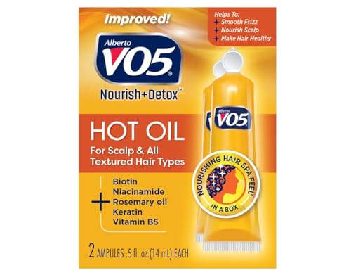 VO5 Hot Oil Intensive Hair Treatment with Vitamins - 0.5oz Tubes, Pack of 3 (Variation: 1 Fl Oz, Pack of 3)