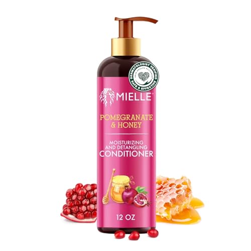 Mielle Organics Pomegranate & Honey Detangling Conditioner 12 oz - Hydrating & Strengthening for Curly Hair