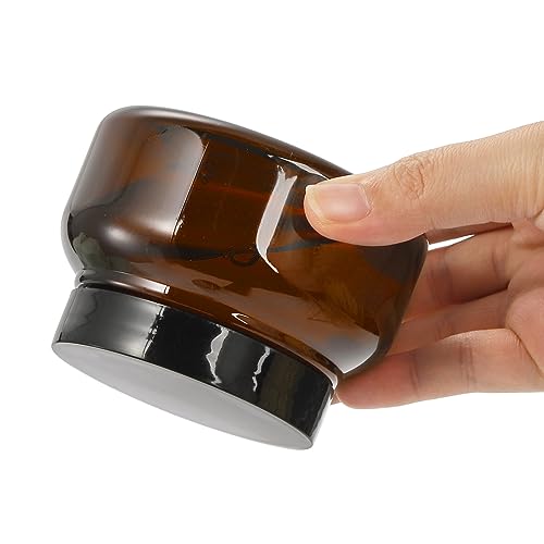 Yarlung 16 Pack 8oz Amber Plastic Jars with Lids for Body Butter & Scrubs