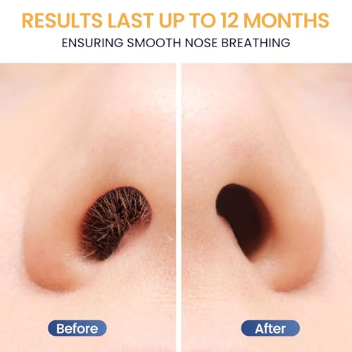 SUERBEATY 60 Pcs Nose Wax Sticks – Hair Removal Applicators for Nose, Ear & Eyebrows