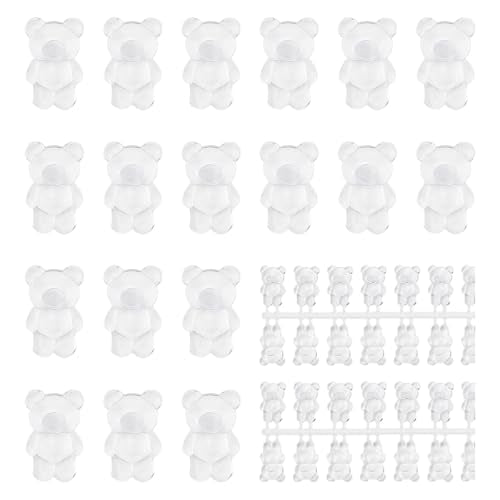140pcs Bear Nail Polish Color Display Cards - Acrylic Swatches