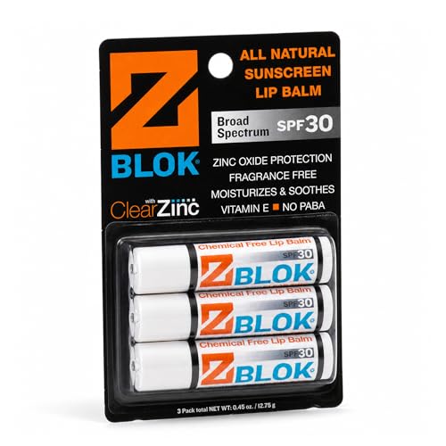 Z Blok Mineral Lip Balm & SPF 30 Sunscreen - Waterproof