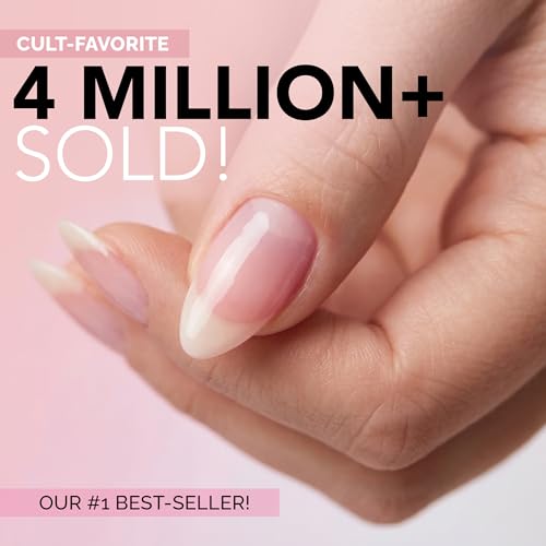 Perfect Formula Pink Gel Coat ? Rosey Glow Nail Strengthener & Keratin Treatment, 0.6 oz - Protein-Rich, Glossy Pink Gel Nail Polish for Damaged Nails | Supports Growth & Repair