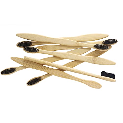 N-amboo Eco-Friendly Extra Hard Bamboo Toothbrushes - 8 Pack