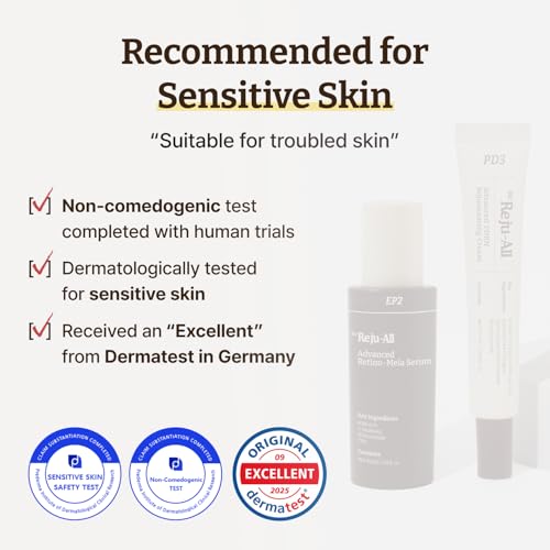 Rejuvenating Cream & Retinol Serum Duo - Advanced Anti-Aging Face Moisturizer for Firm, Smooth Skin | Korean Skincare