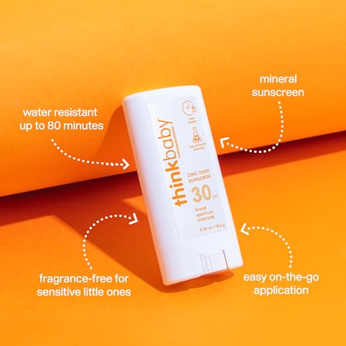 Thinkbaby Mineral Sunscreen Stick SPF 30 - Vegan & Water Resistant