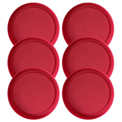 4-Inch Replacement Lids for Pyrex 1-Cup Glass Containers - 6-Pack