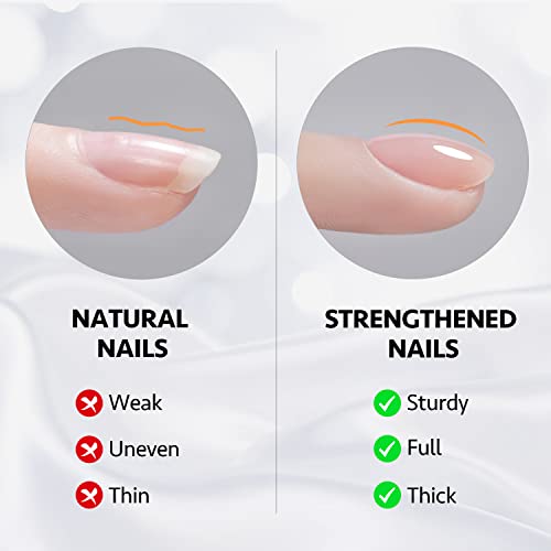 GAOY 16ml Gel Top Coat, Builder and Base Coat Set, 3 Pcs