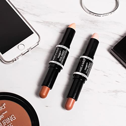 Wet n Wild MegaGlo Dual-Ended Contour Stick Light/Medium Cruelty-Free 1 Pack