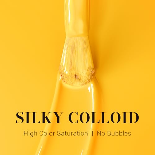 MelodySusie Neon Yellow Gel Nail Polish - 0.5fl oz, High Gloss