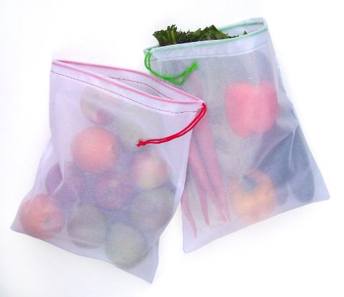 CYMA 6 Pack Reusable Mesh Produce Bags - Durable & Machine Washable