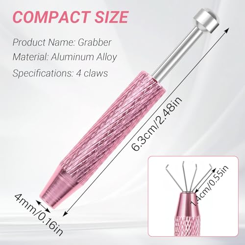 2-Pack Stainless Steel Piercing Ball Grabber Tool Set