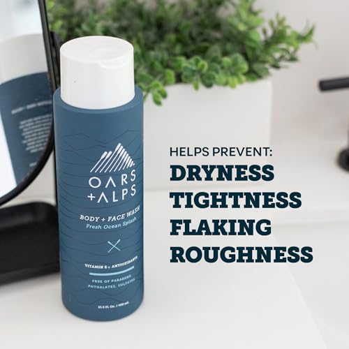 Oars + Alps Men's Body & Face Wash - Moisturizing 13.5 Fl Oz
