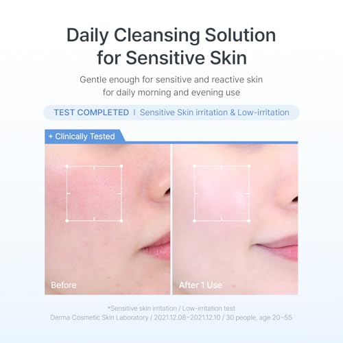 ACWELL pH Balancing Bubble-Free Hydrating Facial Cleanser with Hyaluronic Acid
