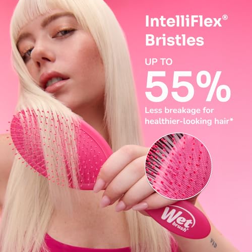 Wet Brush Original Detangler Hair Brush - Supercharged Emerald