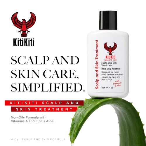 Kitikiti Scalp & Skin Treatment for Razor Bumps & Itchy Skin - 4 oz