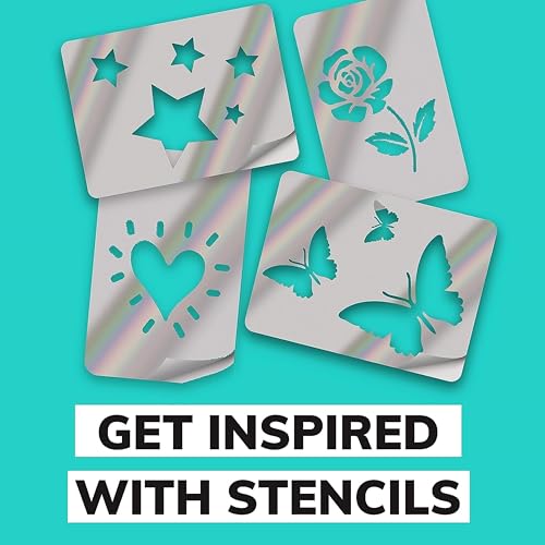 BIC BodyMark Temporary Tattoo Markers - Party Pack with 12 Stencils (4 Count)