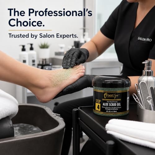 FootSpa Dual-Action Exfoliating Scrub Gel with Pumice & Salicylic Acid