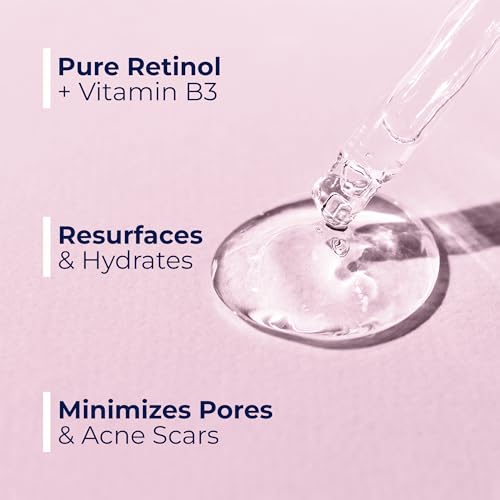 Retinol Serum for Face with Vitamin B3 - Anti Aging & Hydrating